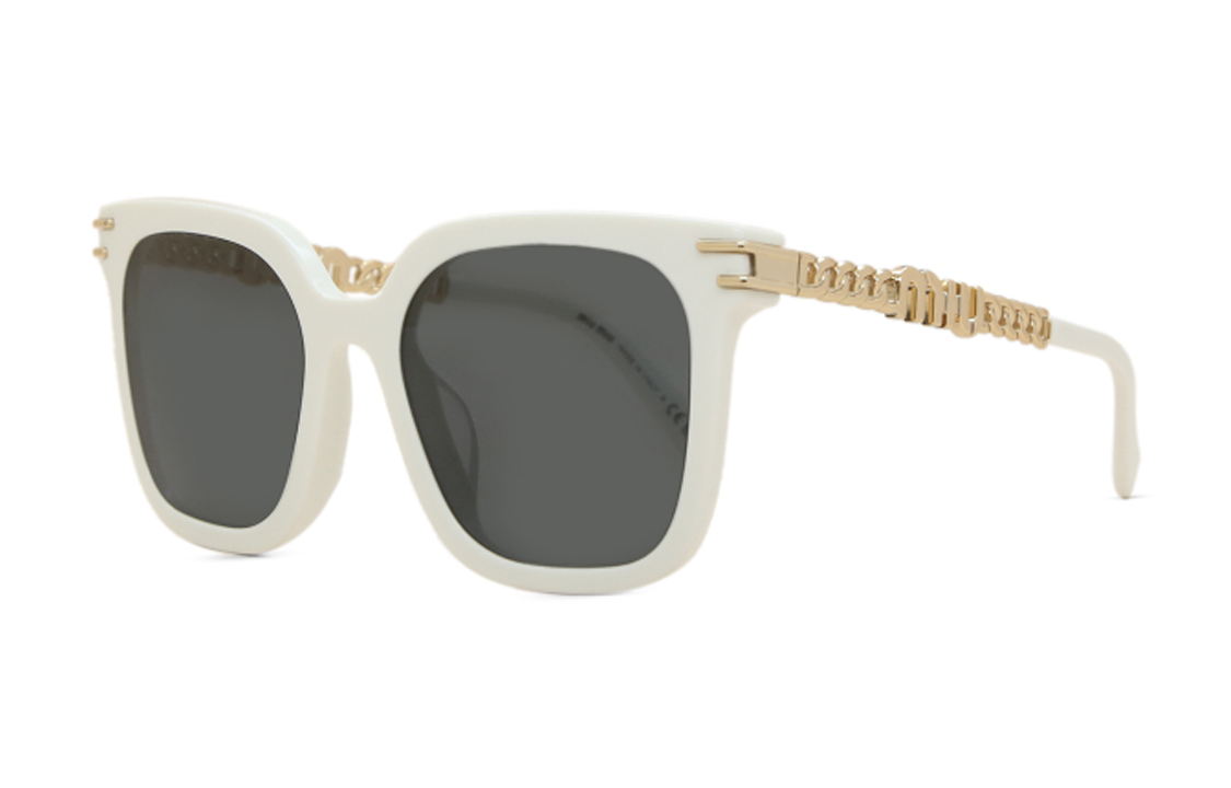 MIU MIU Square Sunglasses Women's White