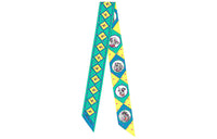 HERMES Silk Scarves Women's Green