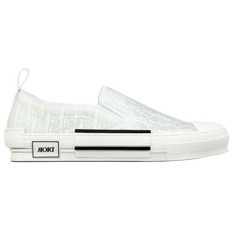 DIOR B23 Slip-On White Oblique