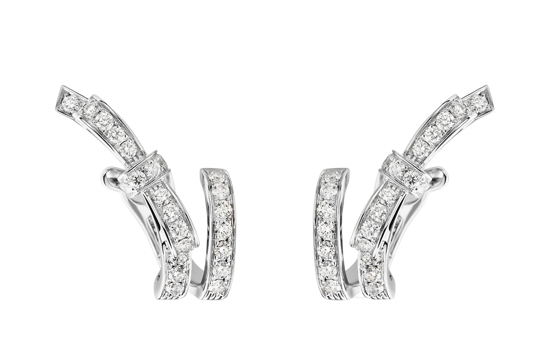 CHANEL Earrings Women's Silver