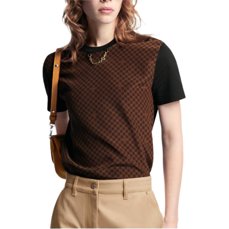 LOUIS VUITTON Micro Damier Insert T-Shirt