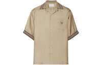 PRADA Logo Printed Short Sleeved Shirt