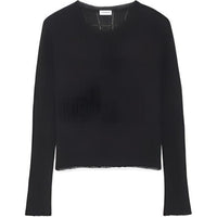 SAINT LAURENT Openwork Rib-knit Jumper