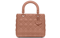 DIOR Lady Dior Matte Cow Leather Crossbody Bag, Shoulder Bag, Handbag Medium Size Women's Crimson