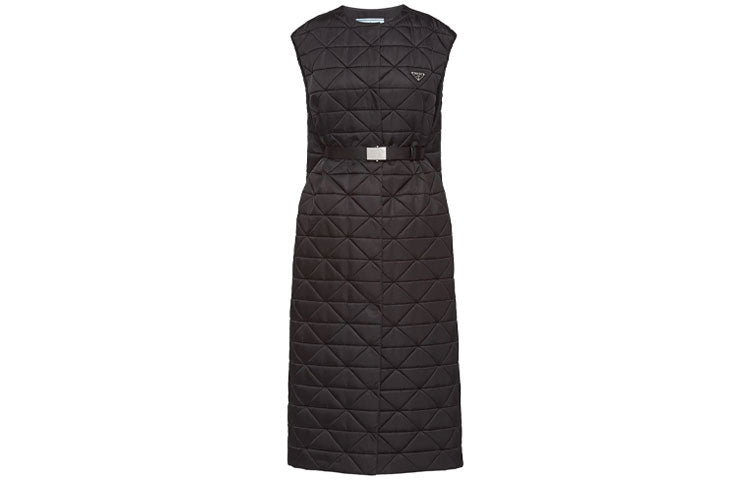 PRADA FW21 Sleeveless Dress Black Women's