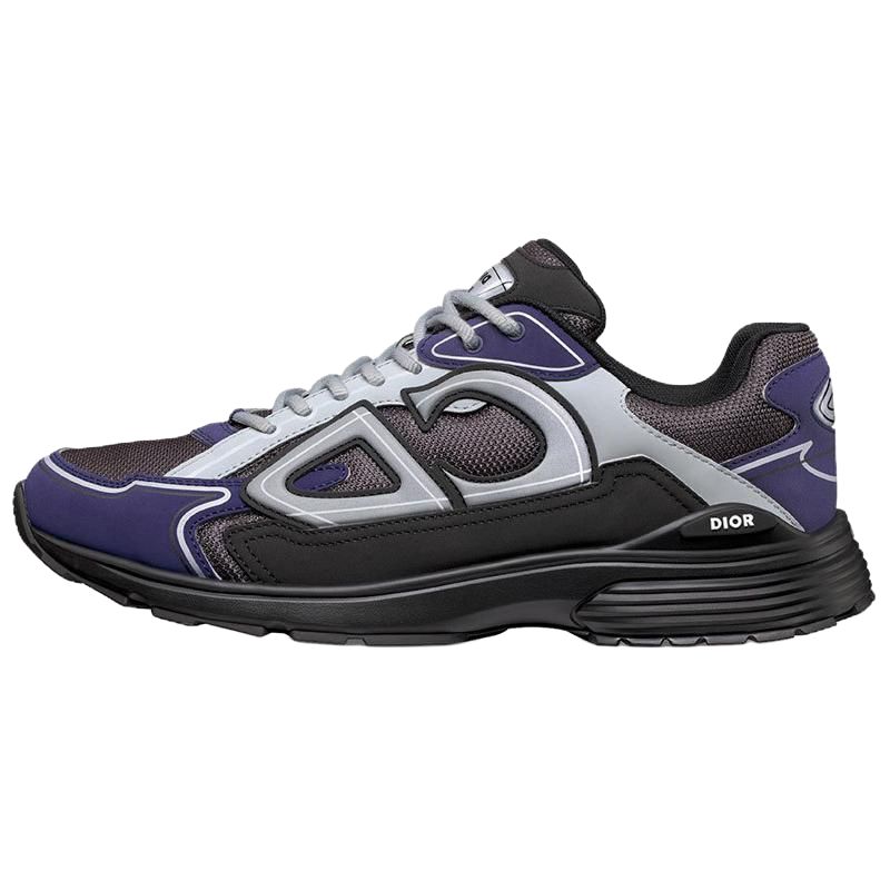 DIOR B30 CD Shoes Low Top Casual Shoes Men's Coal Gray