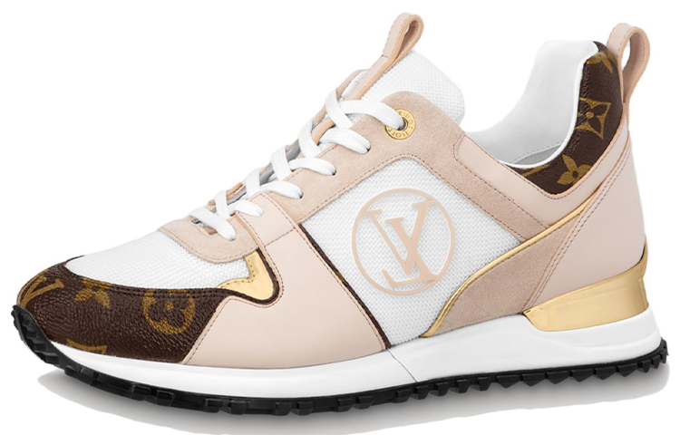 LOUIS VUITTON Run Away Low-Top Casual Shoes Women's Ecru