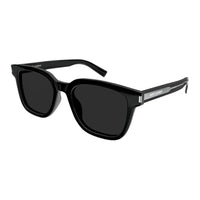 SAINT LAURENT Acetate Metal Rectangular Sunglasses Unisex Black