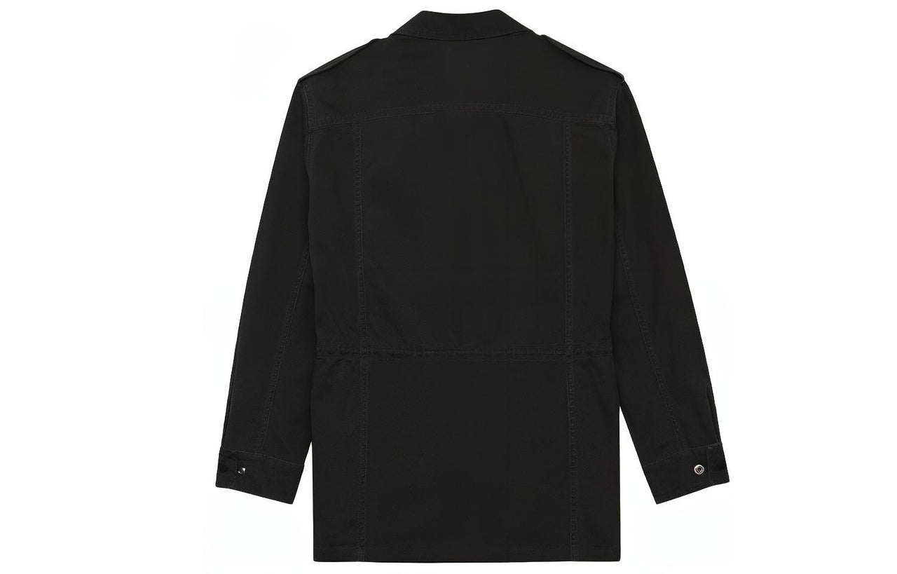 SAINT LAURENT Parka Coats Men's Black