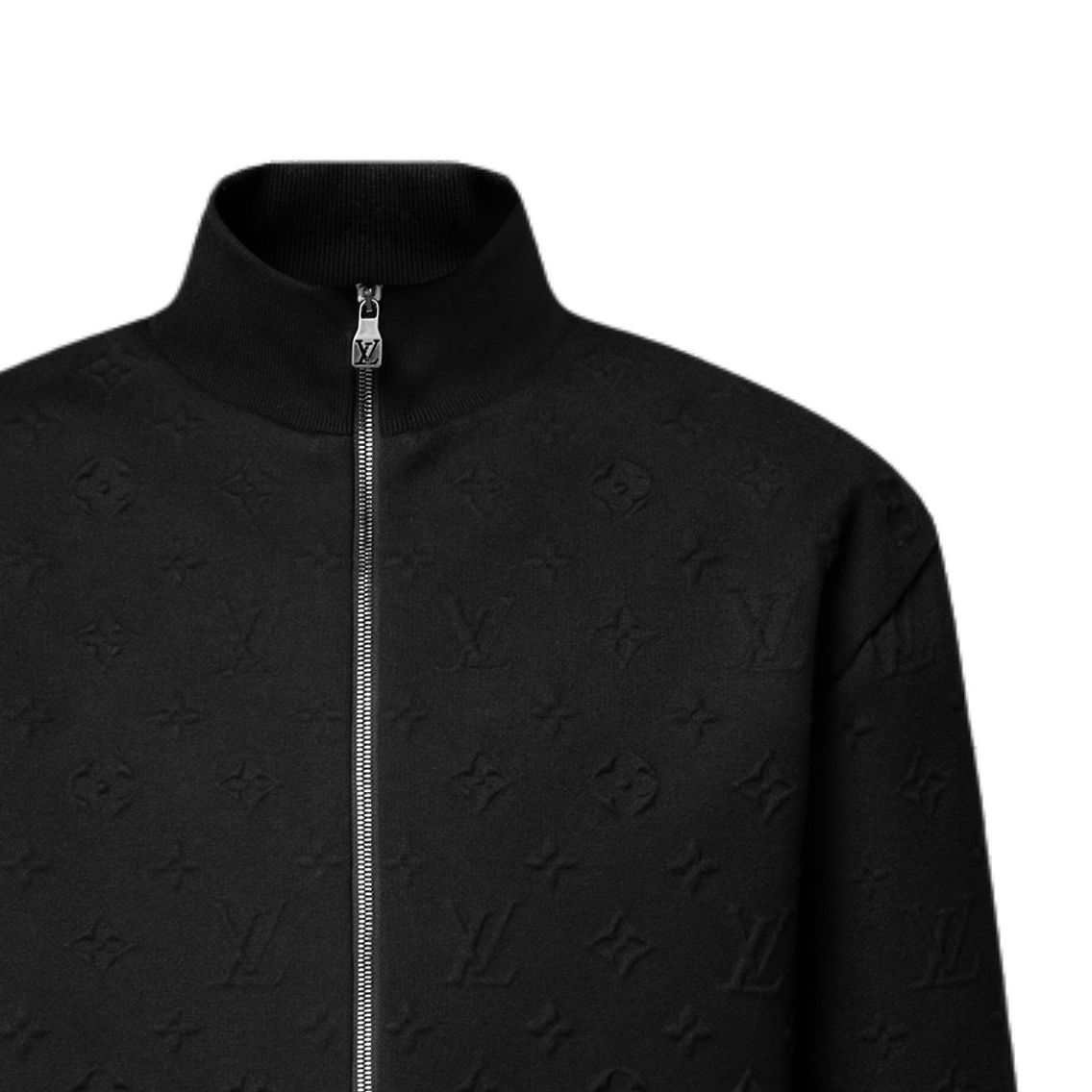 LOUIS VUITTON Embossed Monogram Jersey Tracksuit Top