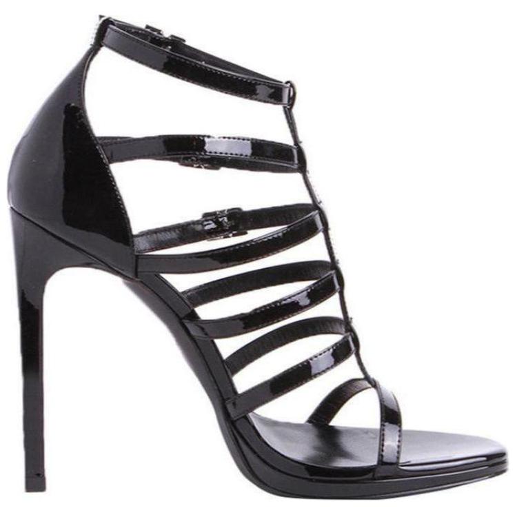 SAINT LAURENT Roman Sandals Women's Black