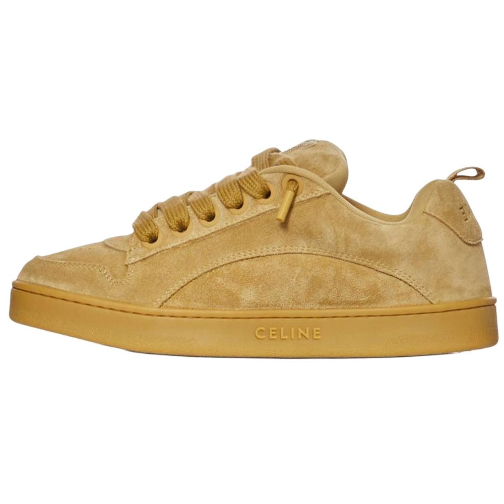 CELINE Low Top Skateboard Shoes Women's Yellow