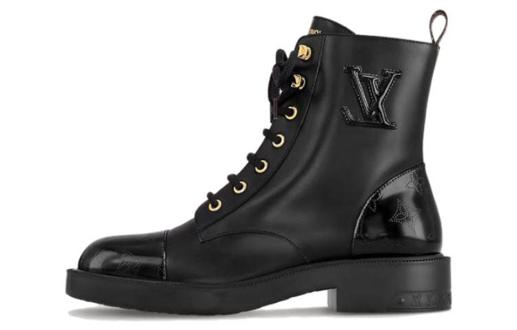 LOUIS VUITTON Citizen Short Martin Boot Women's Black