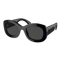 PRADA Irregular Shape Sunglasses Women's Black