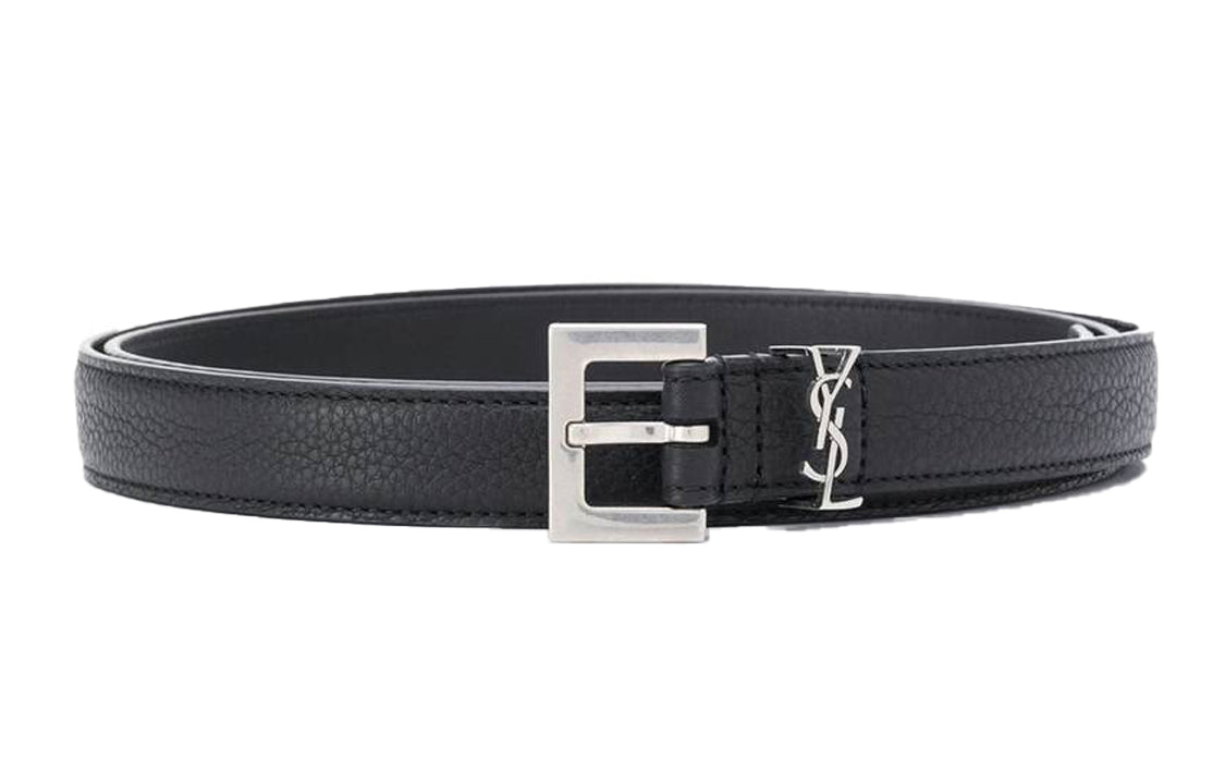SAINT LAURENT Monogram Appliqué Belt