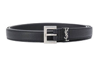 SAINT LAURENT Monogram Appliqué Belt