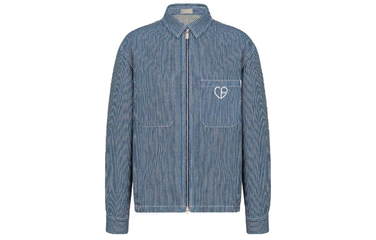 DIOR Quarterly New Products Shirts Men Blue