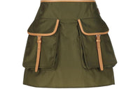 PRADA SS24 Casual Short Skirts Women's Green