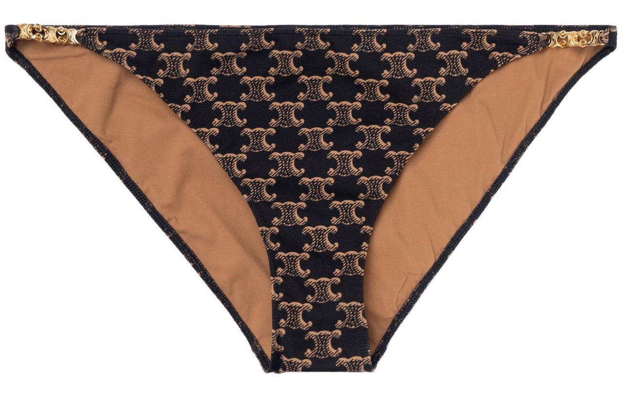 CELINE All Over Patterned Bikini Bottoms