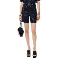 CHANEL 24 New Spring And Summer Arrivals Casual Shorts Women's Dark Marine Blue