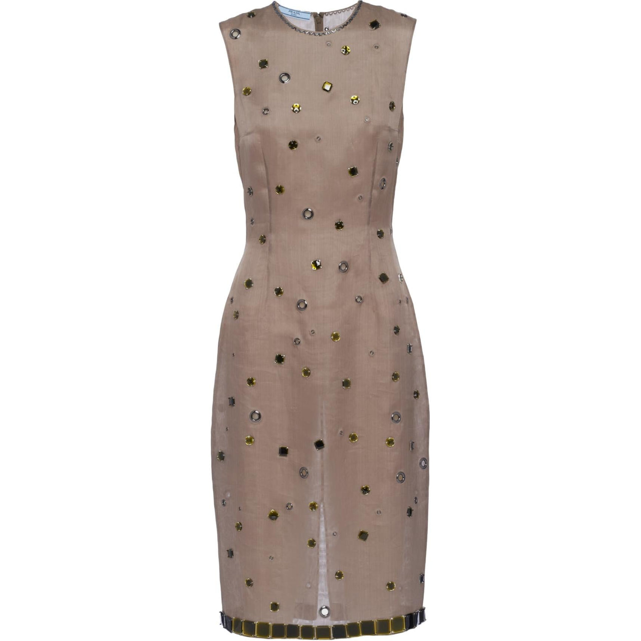 PRADA Eyelet-Embellished Sleeveless Dress