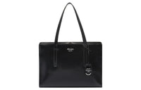 PRADA Re Edition Leather Shoulder Bag, Crossbody Bag, Handbag Medium Size Unisex Black