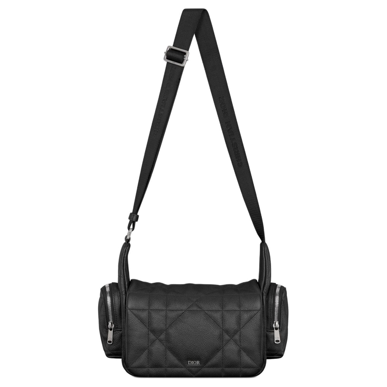 DIOR Calfskin Shoulder Bag, Crossbody Bag Men's Black