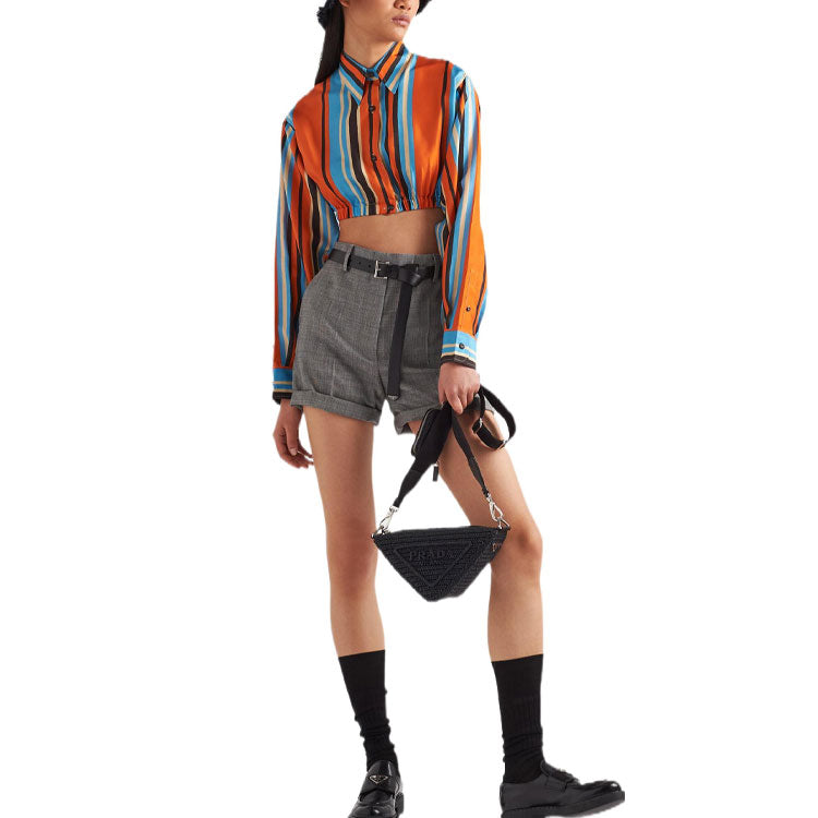 PRADA Crop Tops Women's Orange