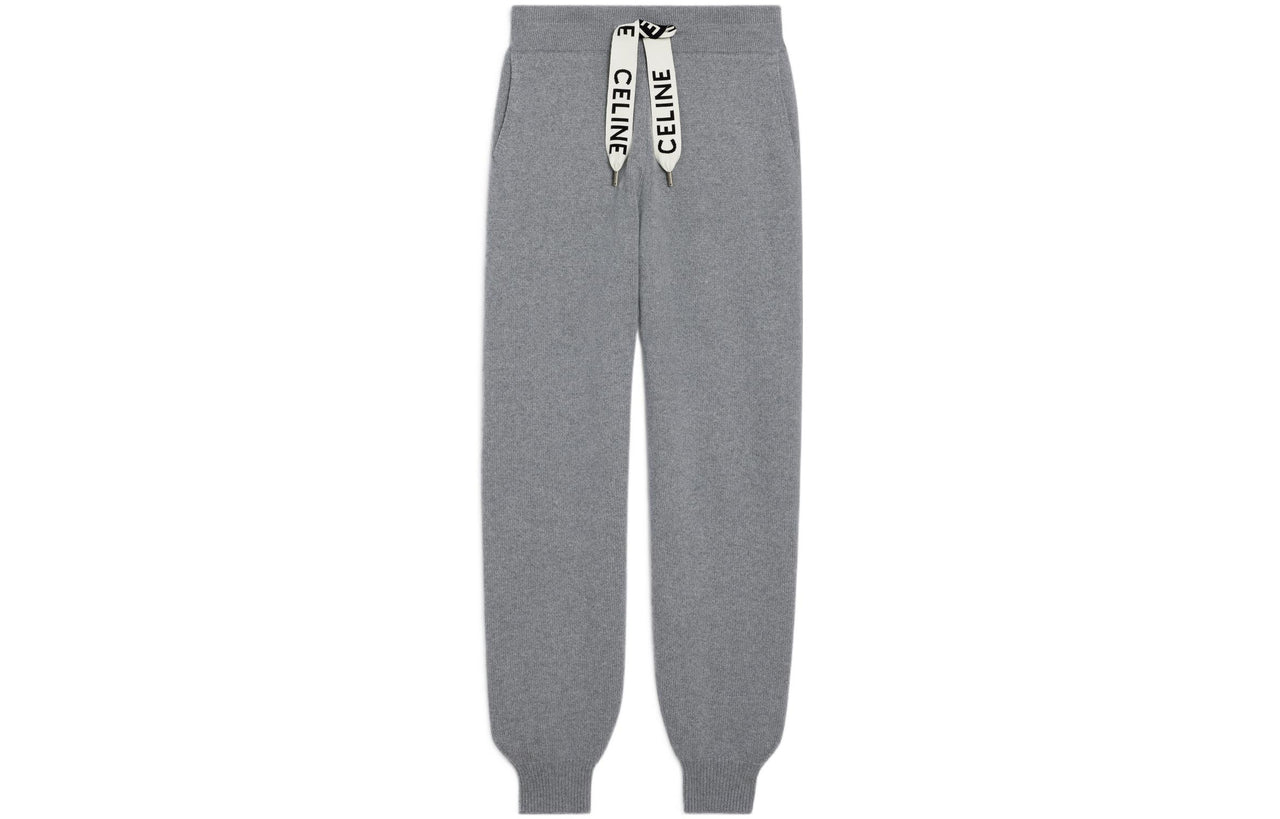 CELINE FW22 Knitted Sweatpants Men's Gray