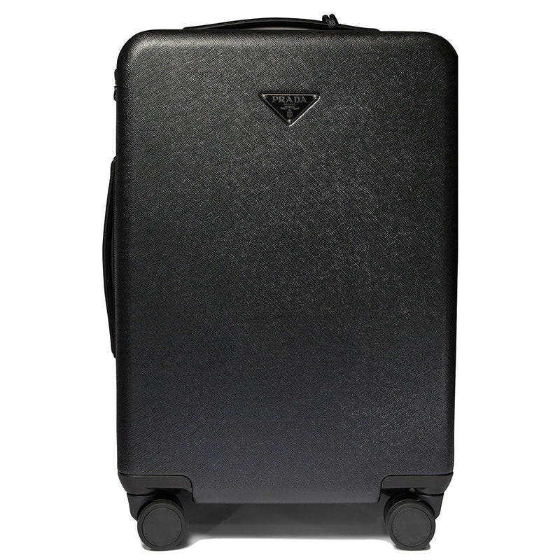PRADA Polycarbonate Trolley Bag Men's Black
