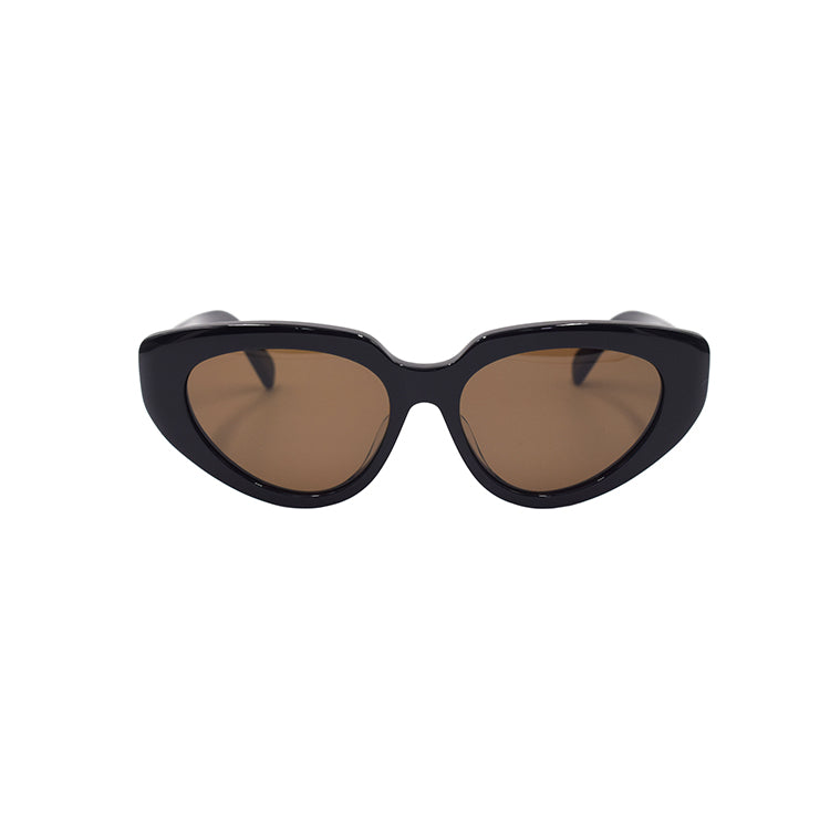 CELINE Plate Frame Cat Eye Sunglasses Women's