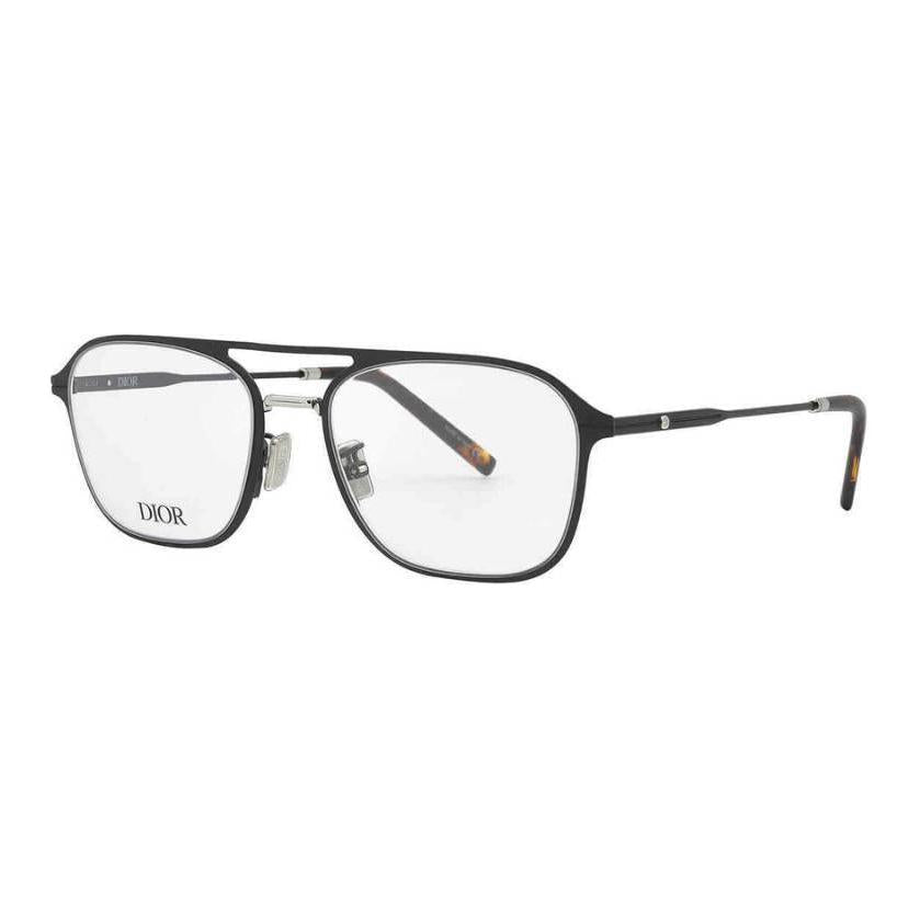DIOR Metal Aviator Eyeglass Frames Men's Black