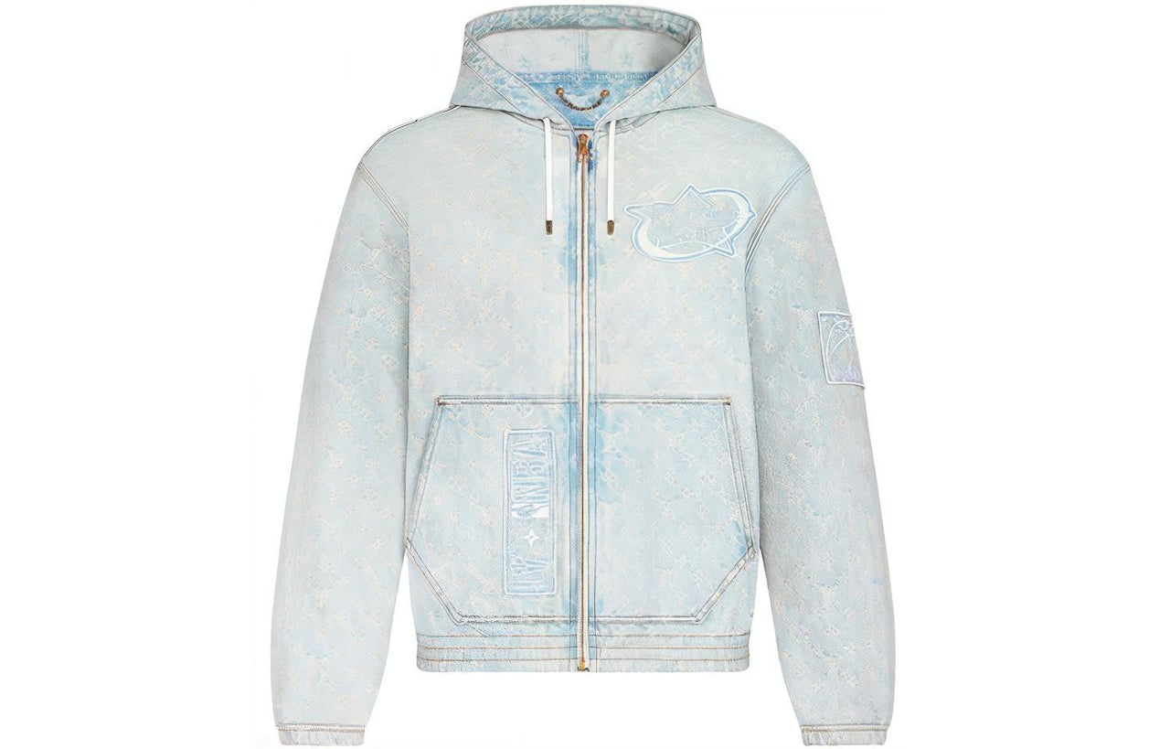 LOUIS VUITTON X Nba Zip Through Hoodie