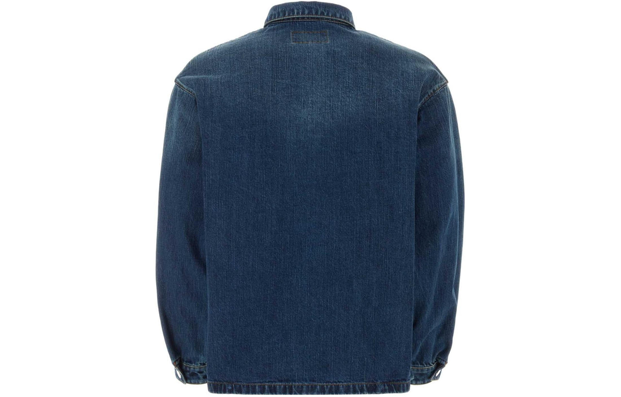 PRADA SS24 Denim Jacket Men's Blue