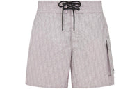 DIOR FW23 Oblique Swim Shorts Swimming Shorts Men's Purple