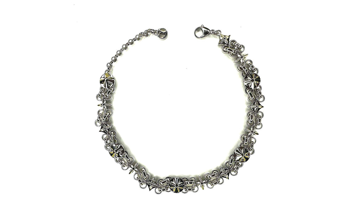 LOUIS VUITTON Elegant Niche Design Necklaces Unisex Silver