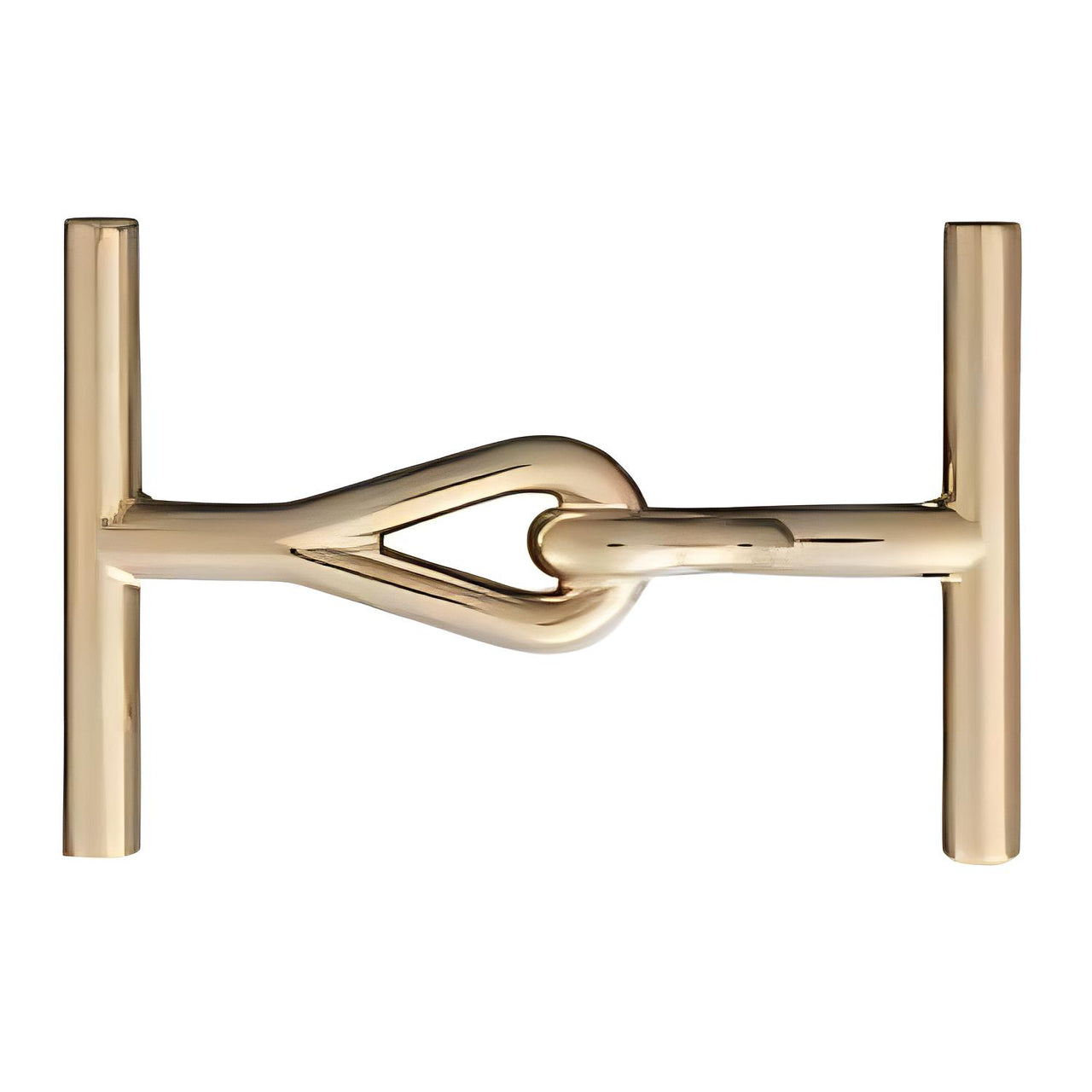 HERMES Steel Metal Accessories Unisex Gold