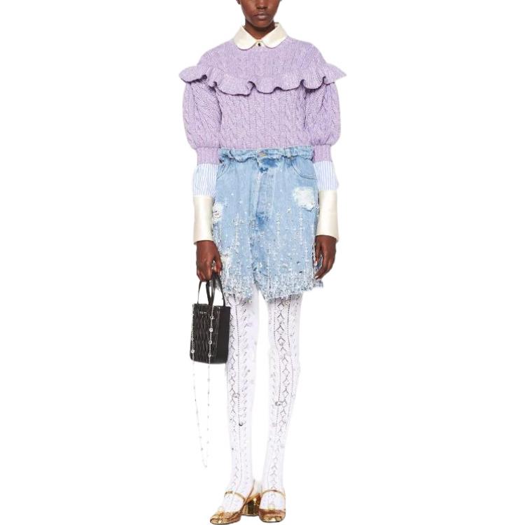MIU MIU SS22 Sweater Women's Purple