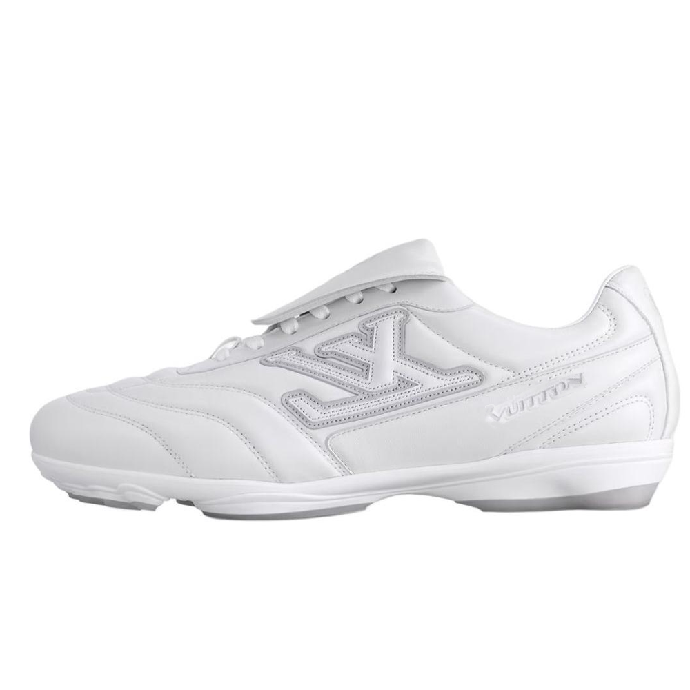 LOUIS VUITTON Footprint Soccer 2025 Spring Summer Men's Collection, Soccer Shoes Low Top Casual Shoes Men's White