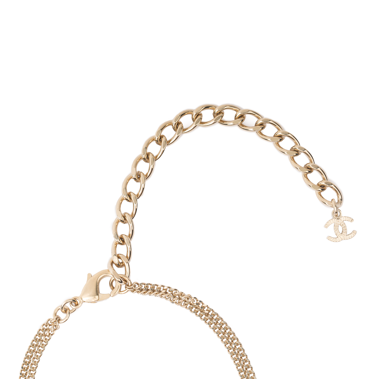 CHANEL Necklaces Women's Black