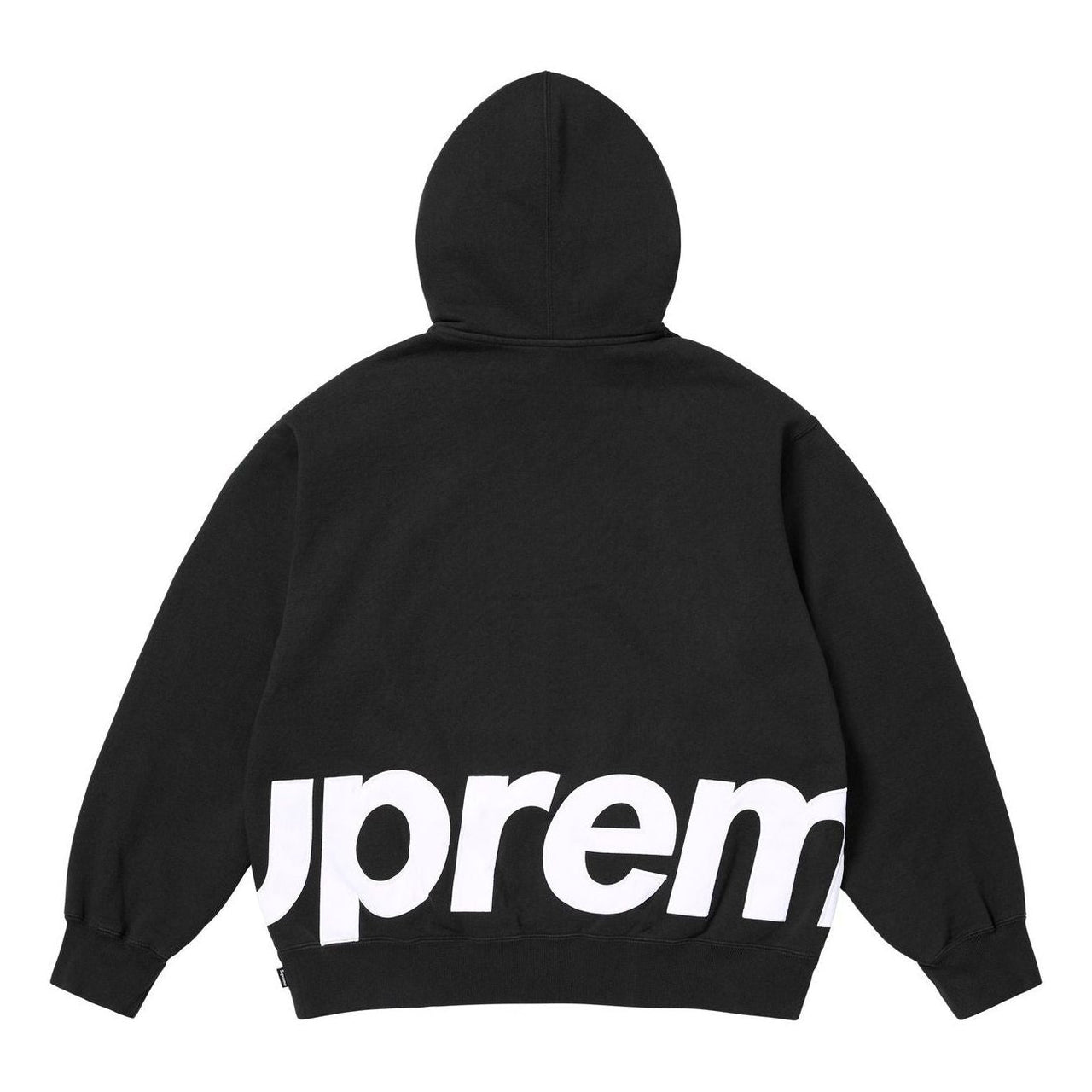 Supreme Big Logo Zip Up Hooded Sweatshirt 'Black' SS25SW46-BLACK