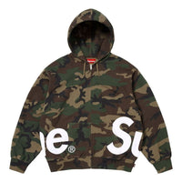 Supreme Big Logo Zip Up Hooded Sweatshirt 'Woodland Camo' SS25SW46-WOODLAND-CAMO