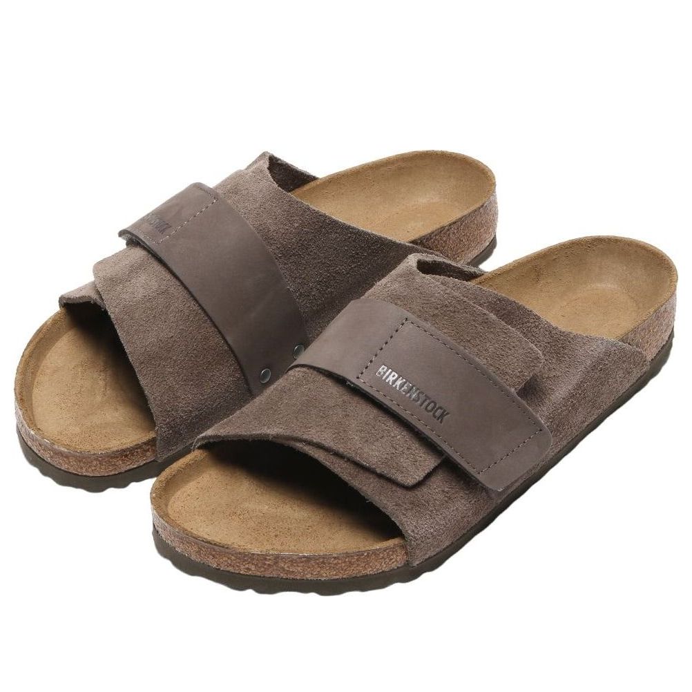 Birkenstock Kyoto Nubuck-Suede 'Concrete Gray' 1029137