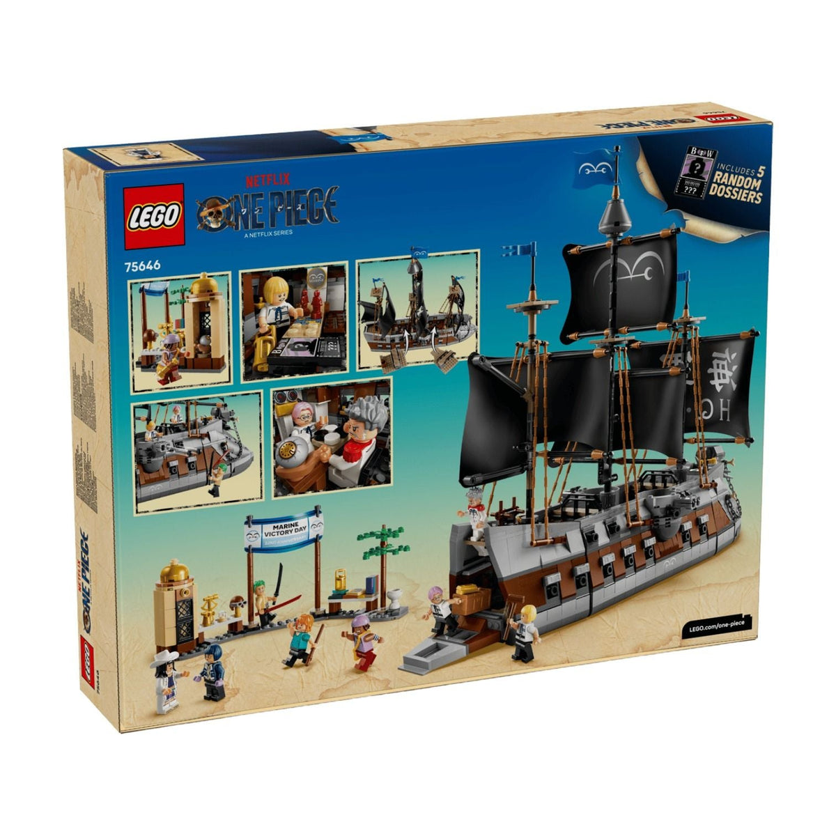 LEGO One Piece Garp'S Marine Battleship 75646