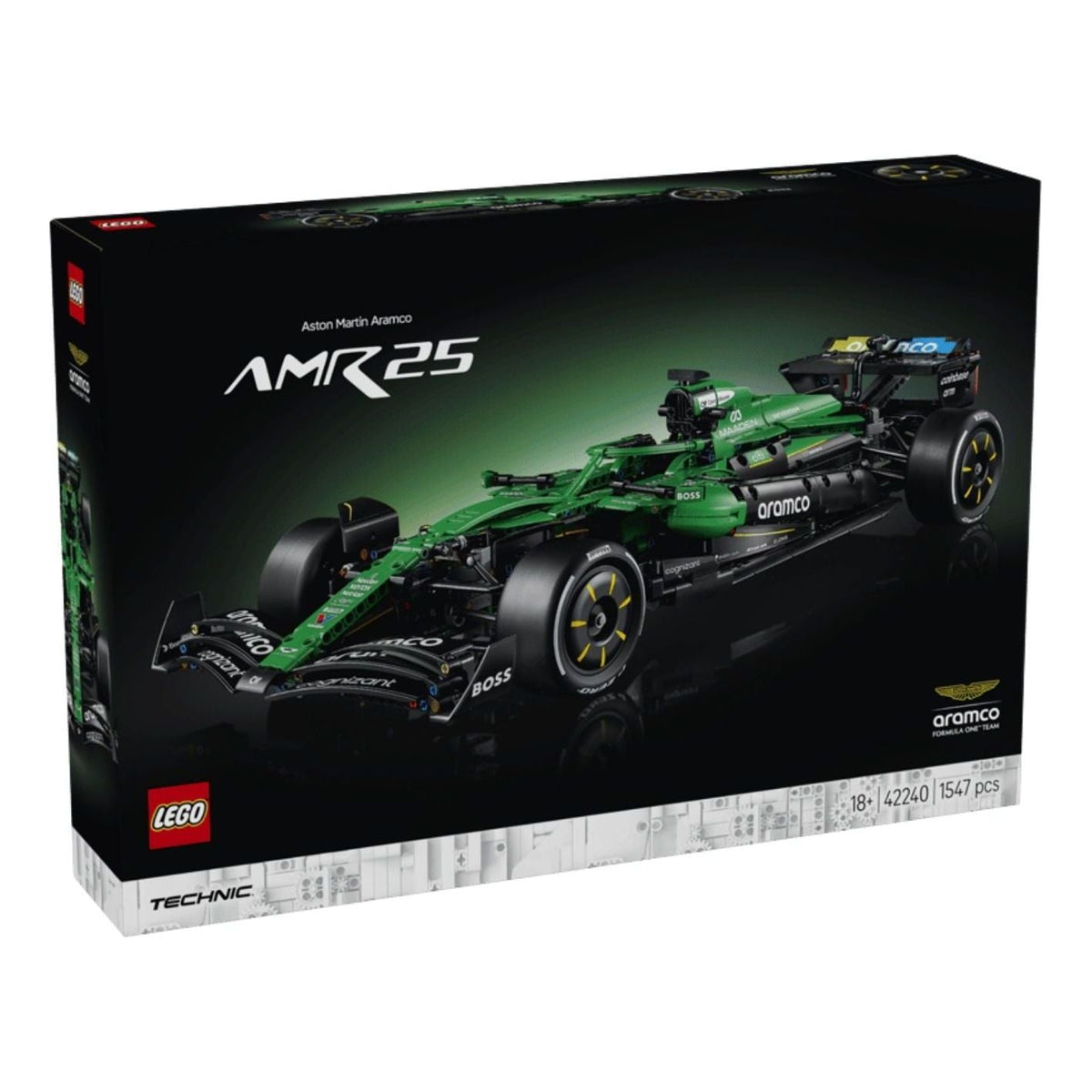 LEGO Aston Martin Aramco AMR25 F1 Car 42240