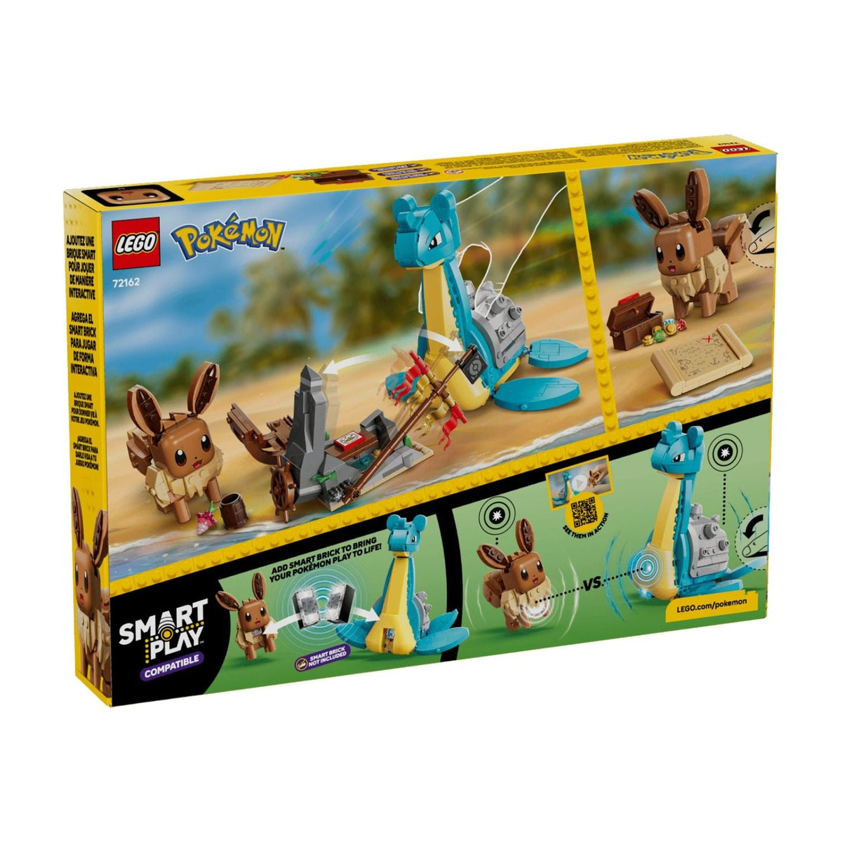 LEGO Pokemon Smart Play: Eevee And Lapras'S Treasure Hunt 72162