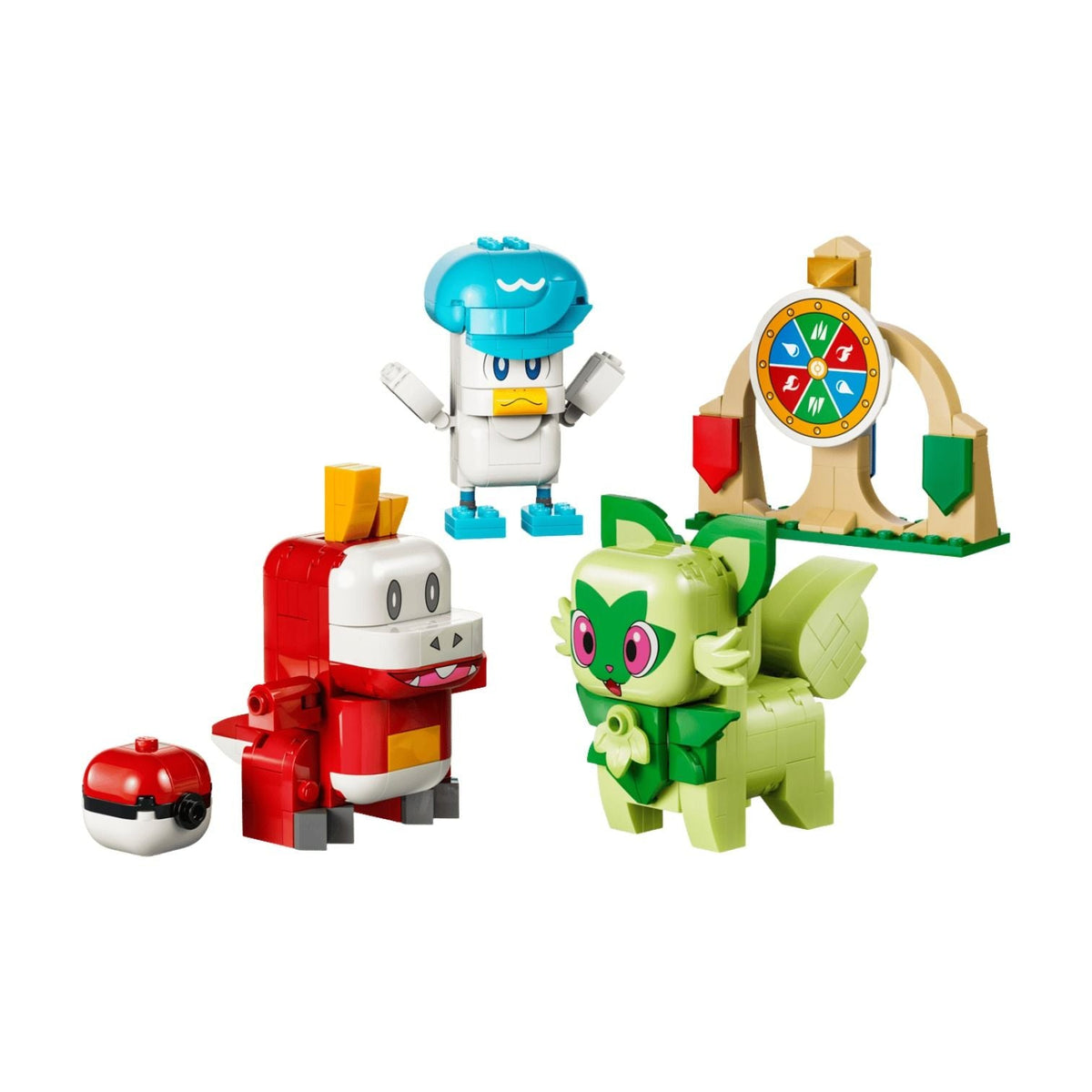 LEGO Pokemon Smart Play: Sprigatito Fuecoco And Quaxly Battle 72158