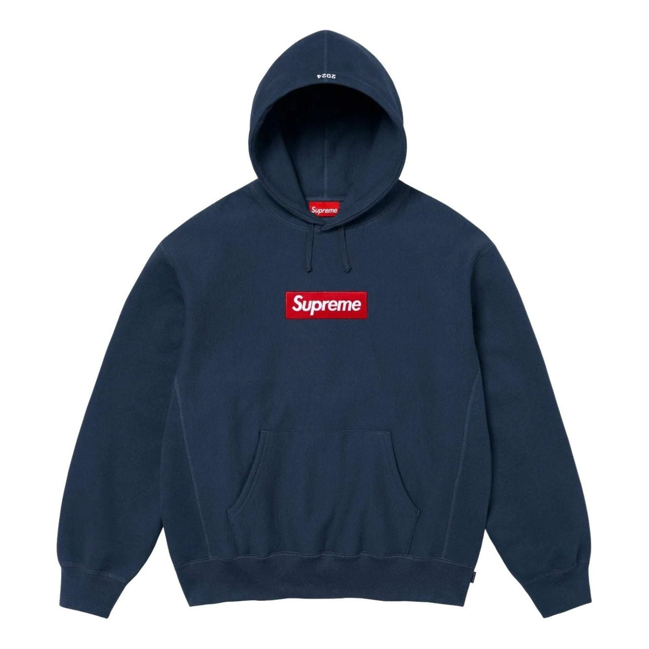 Supreme FW24 Box Logo Hooded Sweatshirt 'Navy' SUP-FW24-275-NAVY