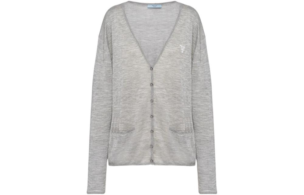 PRADA Cashmere Sweaters Women's Gray