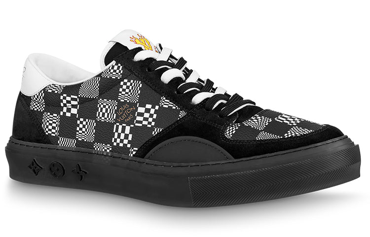 LOUIS VUITTON Ollie Sneakers 'Black Plaid Monogram'